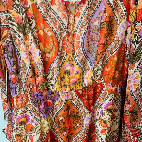 Anthropologie farm rio mosaic maxi dress - Picture 5 of 11